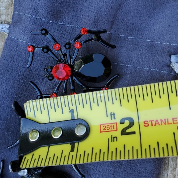 Jeweled Spider Earrings - Picture 6 of 6